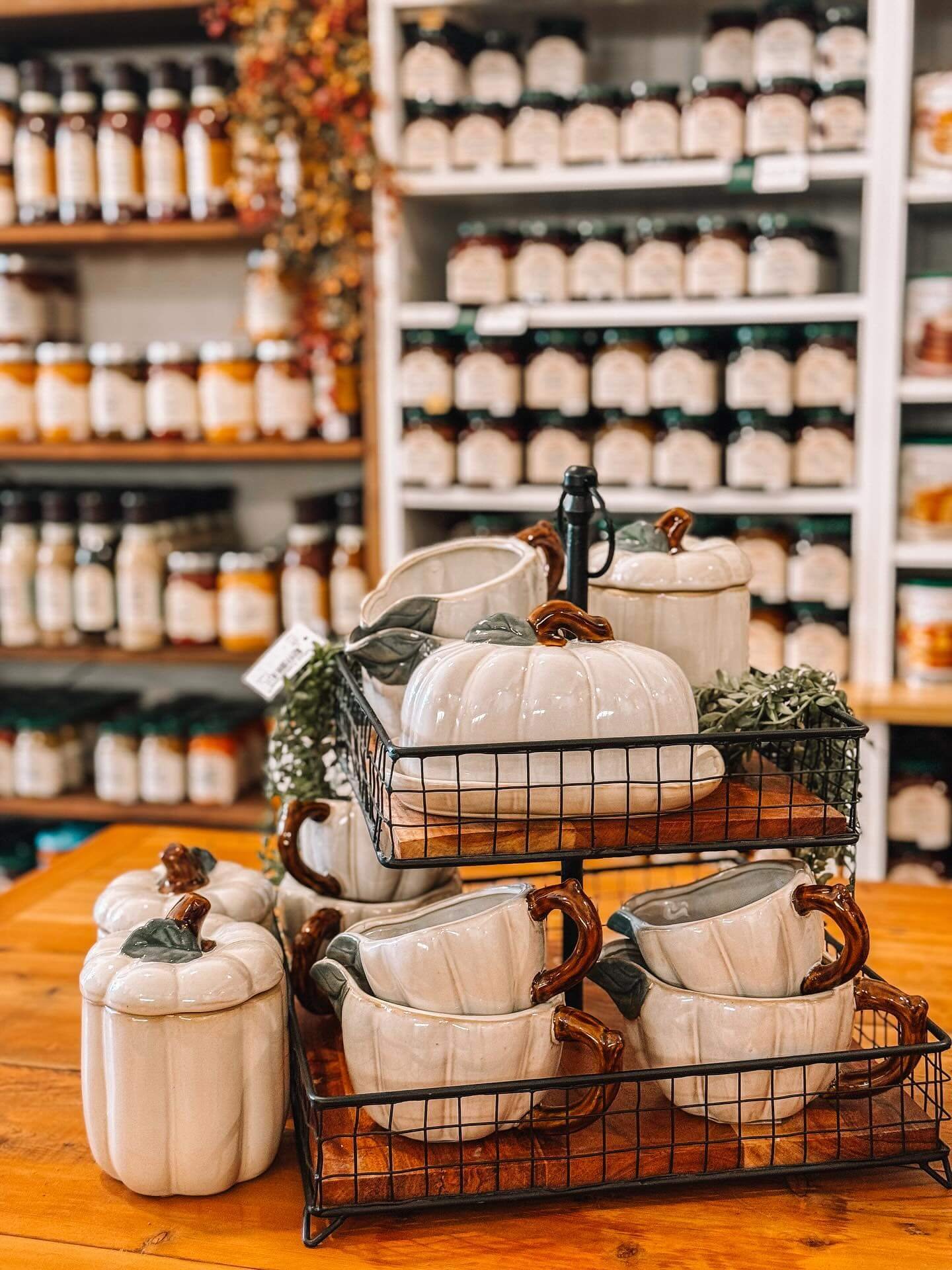 Pumpkin Stoneware for Fall Kitchen Decor Ideas