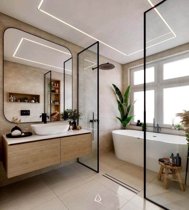 Gallery Detail: Scandinavian Farmhouse Bathroom Ideas To Elevate Your Space With