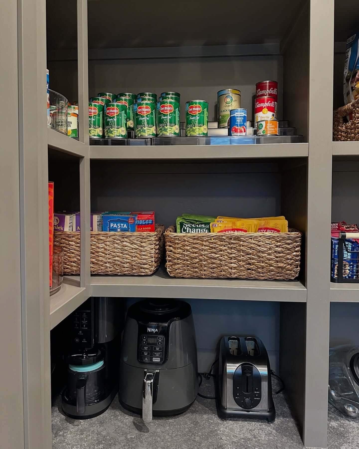 Pantry Organization with Small Appliances Into Your Pantry
