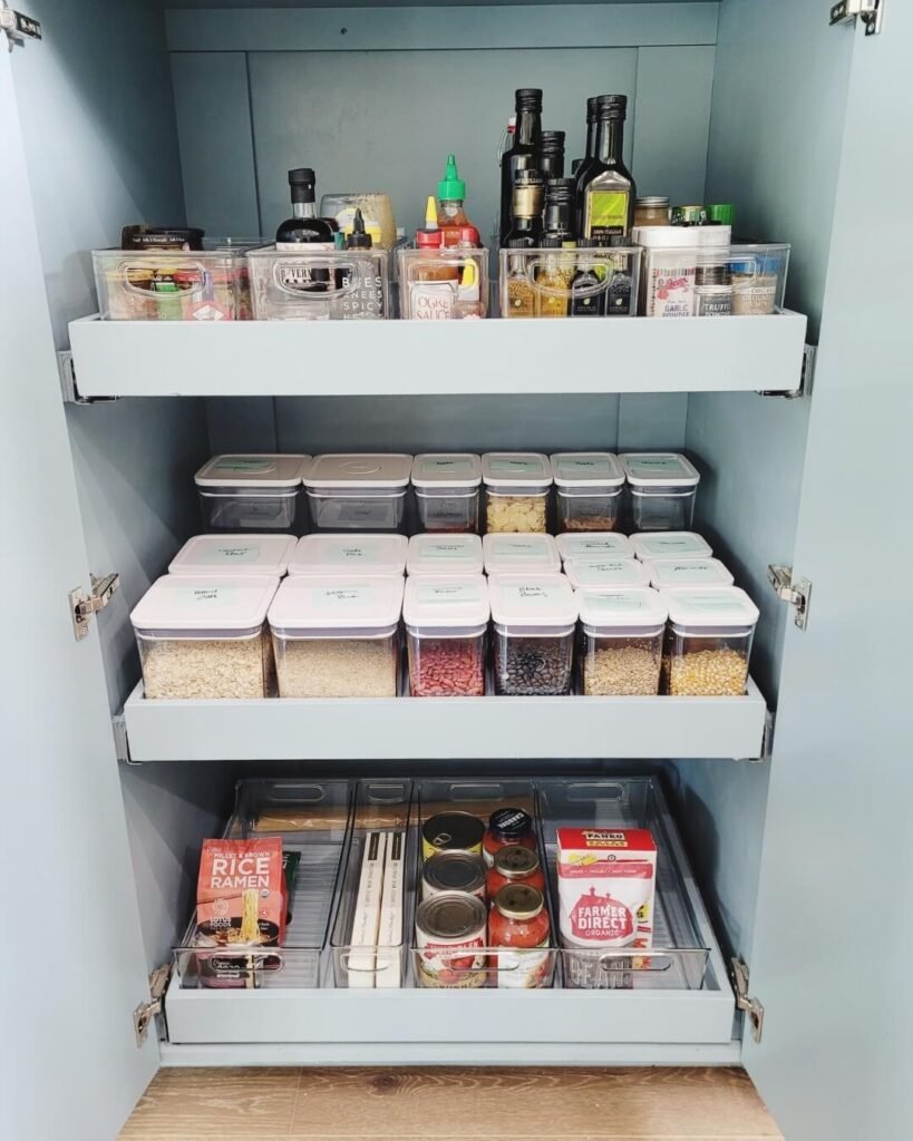 10. Slide Out Pantry Drawers for Deep Cabinets