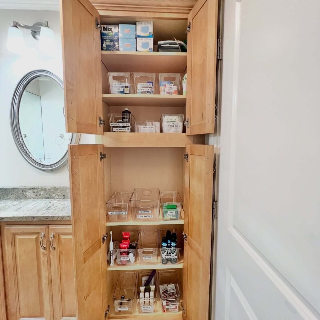 12. Design a Fully Labeled Linen or Utility Cabinet