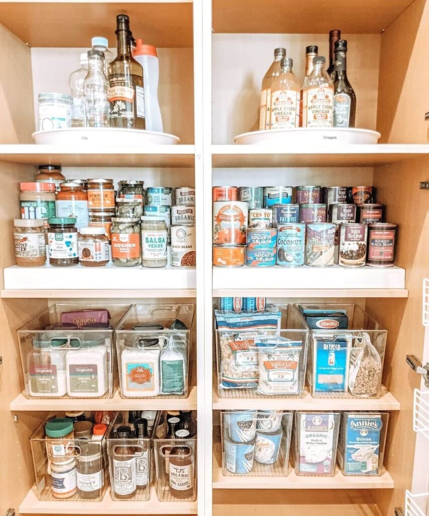 Specific Categories in Deep Pantry Organization Ideas for Small Homes