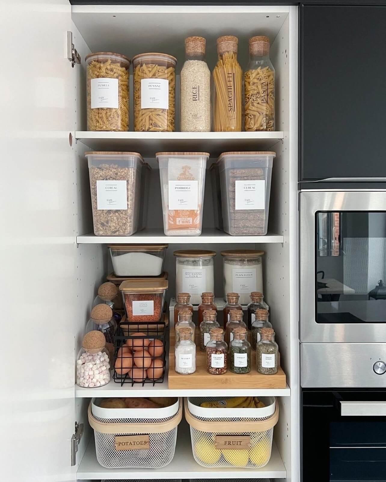 Pantry Organization with Elevate Small Spaces
