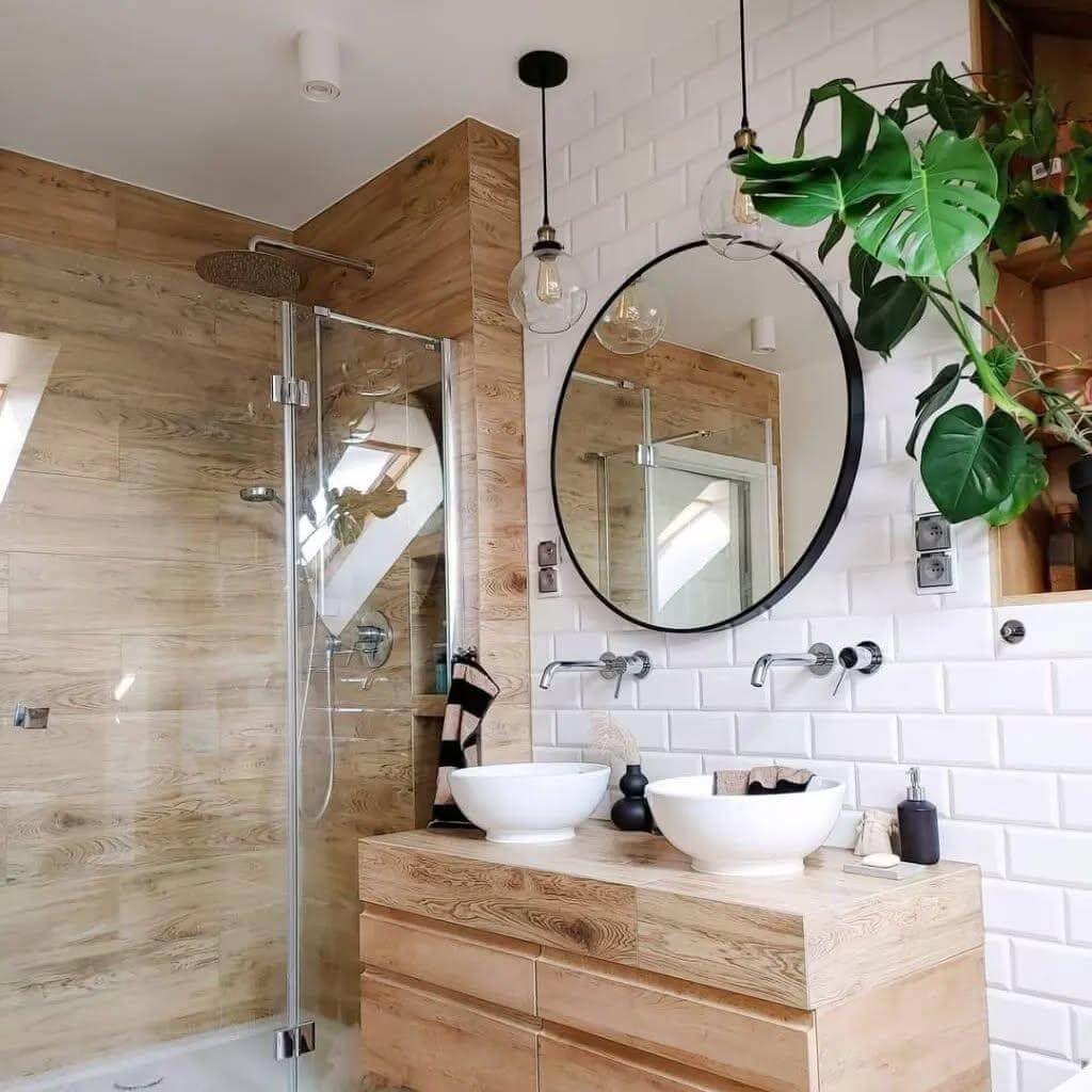 Scandinavian Farmhouse Bathroom