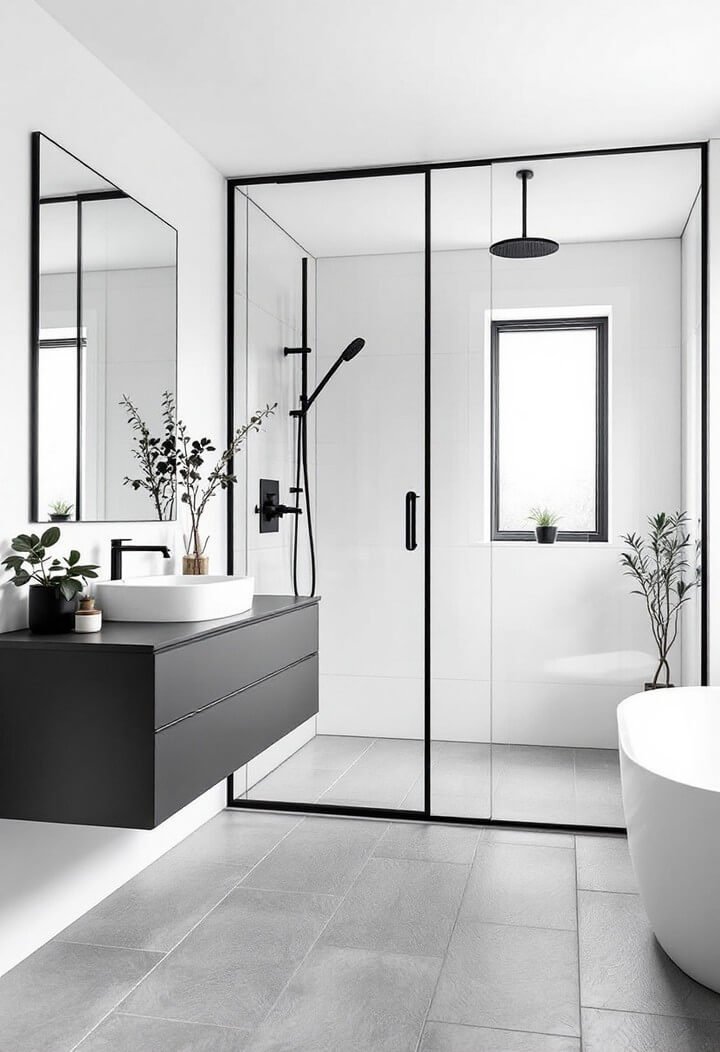 Scandinavian Farmhouse Bathroom