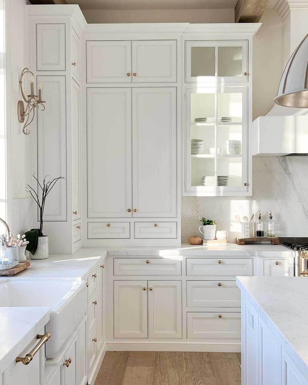 KBuilt-In Look from itchen Cabinet Storage Ideas