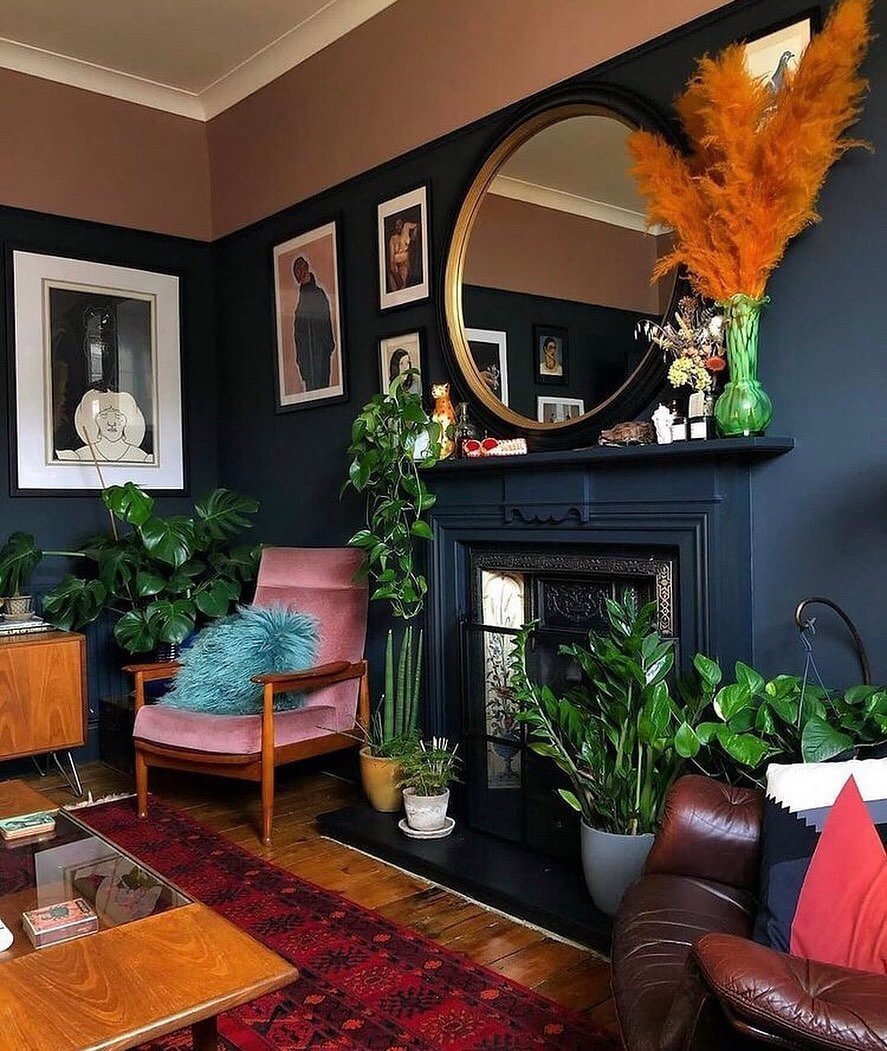 Cozy, Bohemian Retreat with Moody Living Room