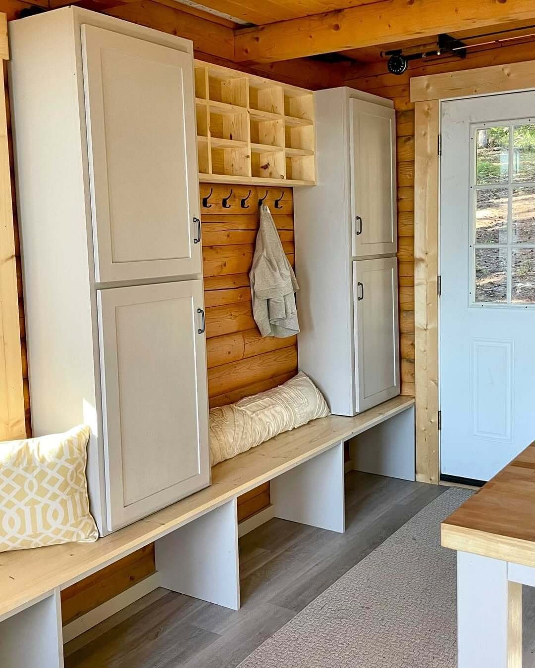 Functional Storage Mid-Century Modern Mudroom