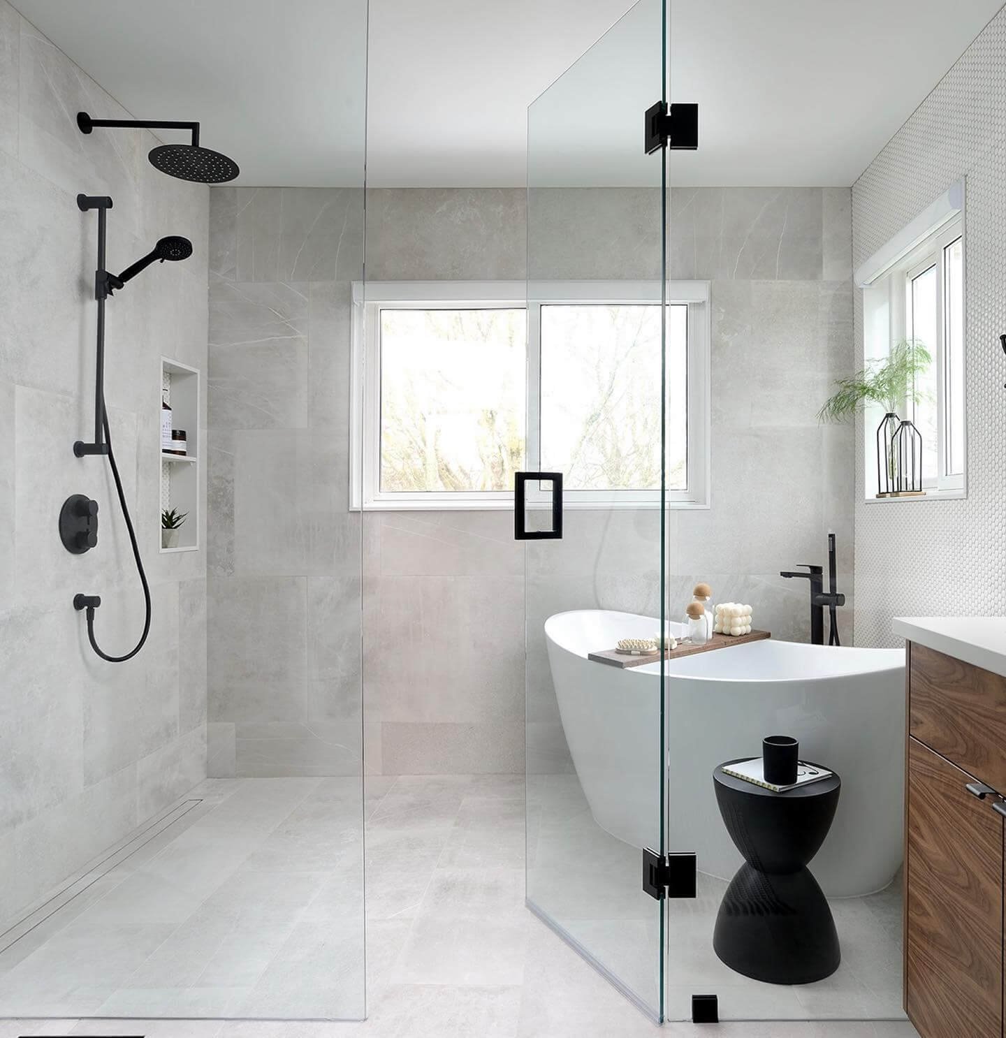 Scandinavian Brightness With Glass Partitioning