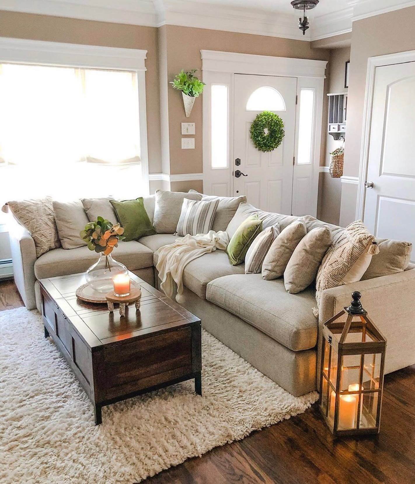 Cozy Boho Farmhouse Nook with Green Accents