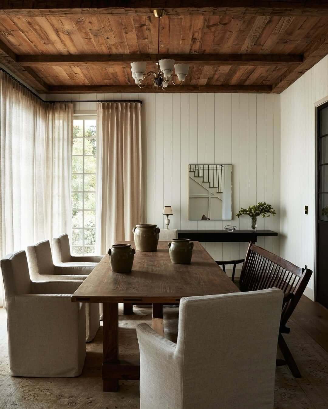 18. Natural Whites and Wood for a Quiet Retreat