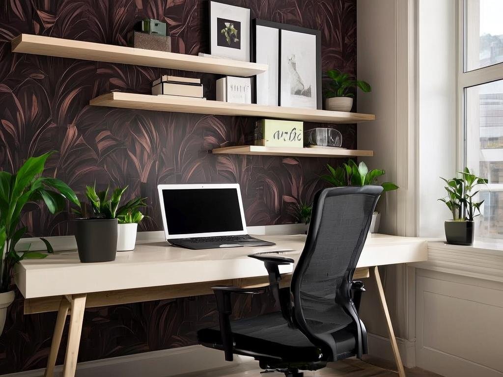 Home Office Accent Wall Ideas