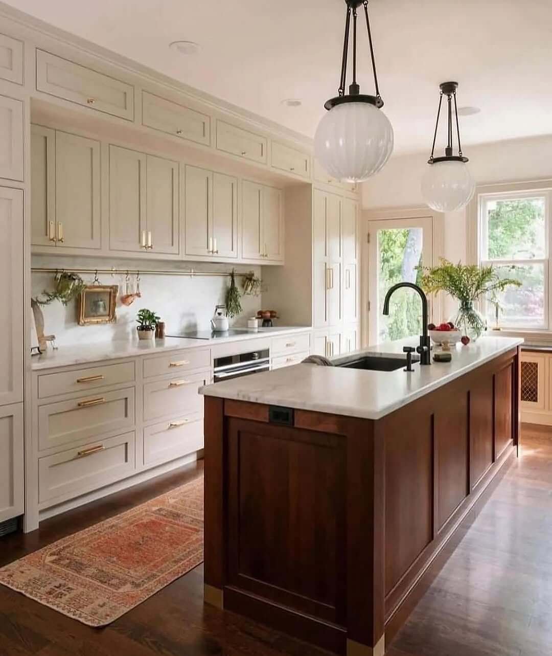 Mix of Cabinet Styles from Kitchen Cabinet Storage Ideas
