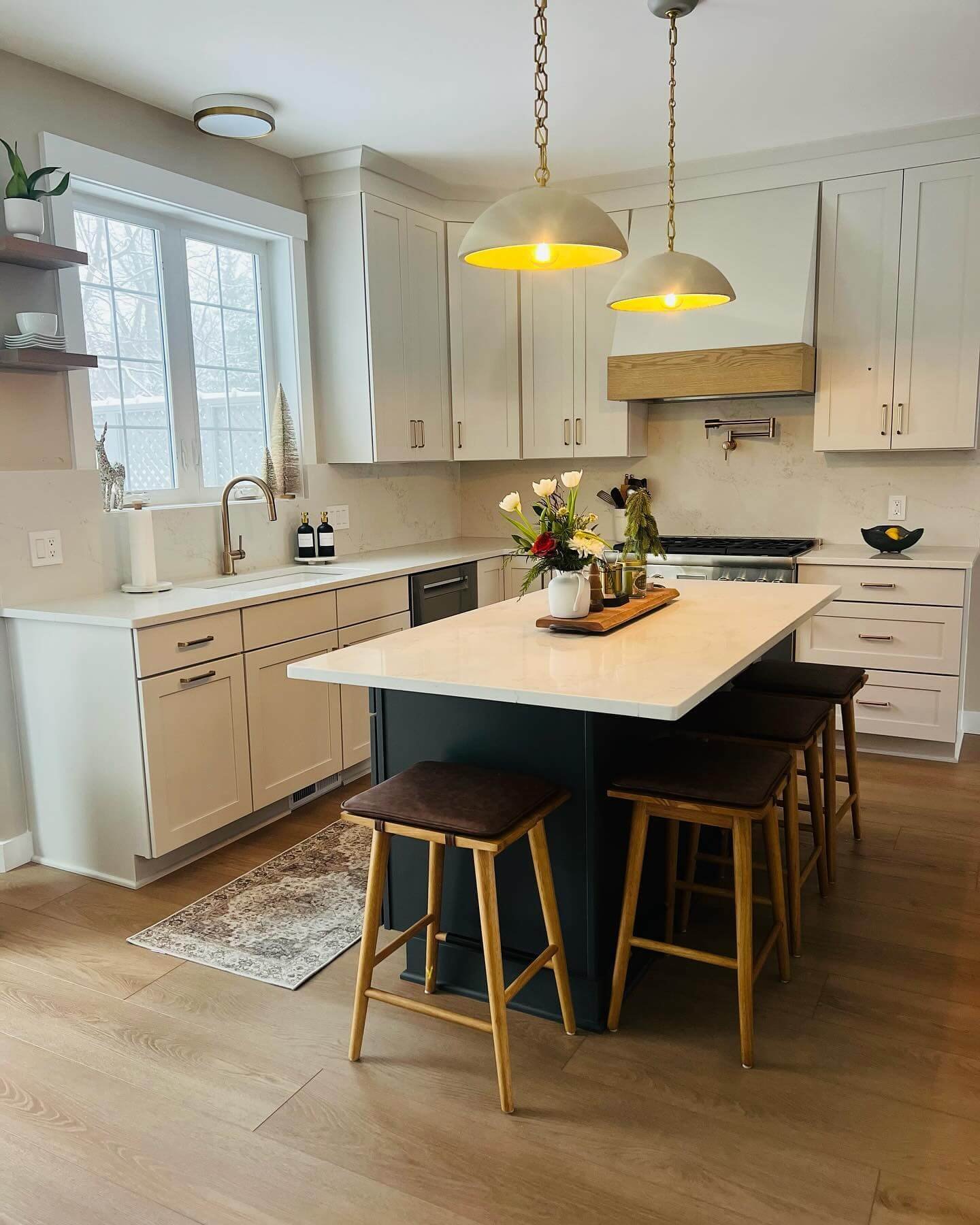 Above Kitchen Cabinet Decor Clean Lines and Minimal Decor 