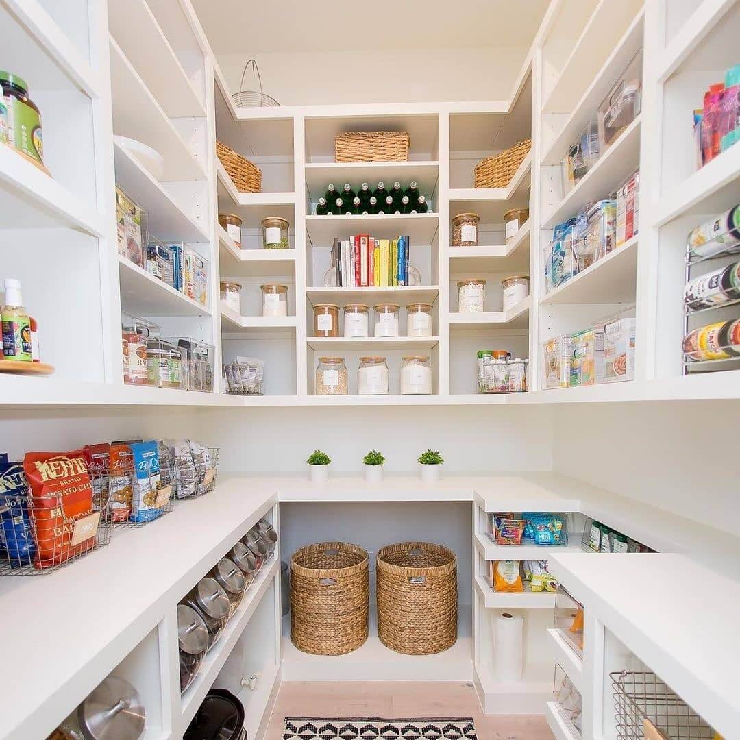 Pantry Organization with Vertical Space With a Floor-to-Ceiling Layout