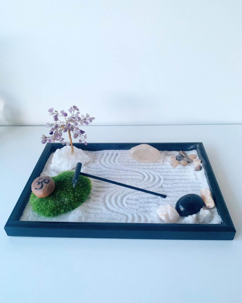 Miniature Zen Gardens with Garden of Energy and Flow