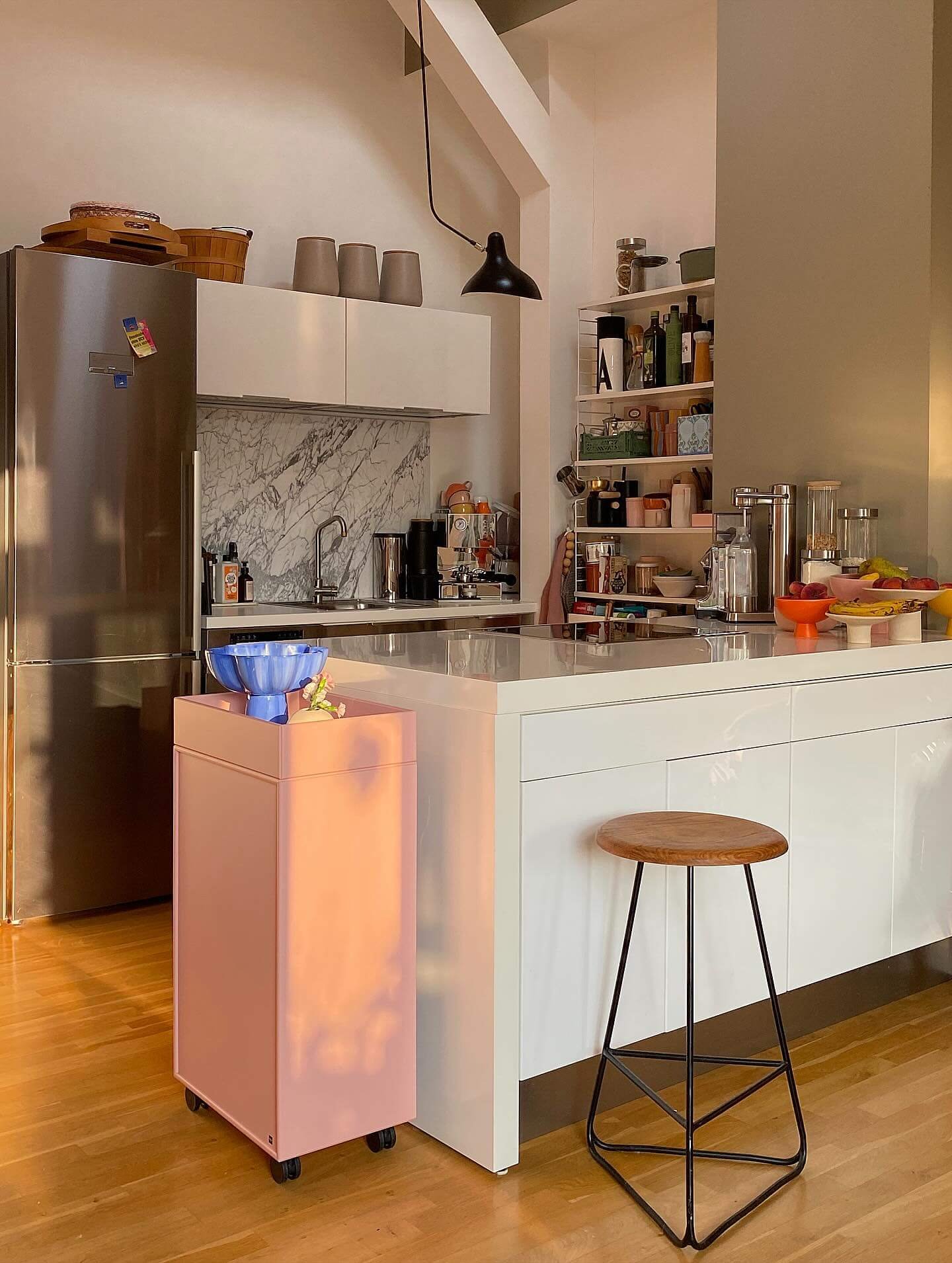 Shelves for Tight Corners in Kitchen Corner Cabinet