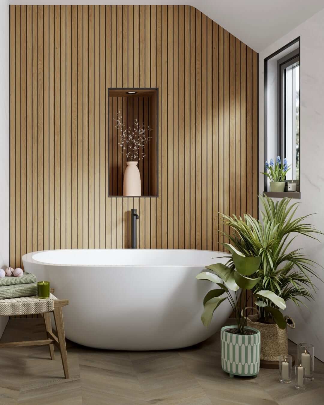 Scandinavian Farmhouse Bathroom