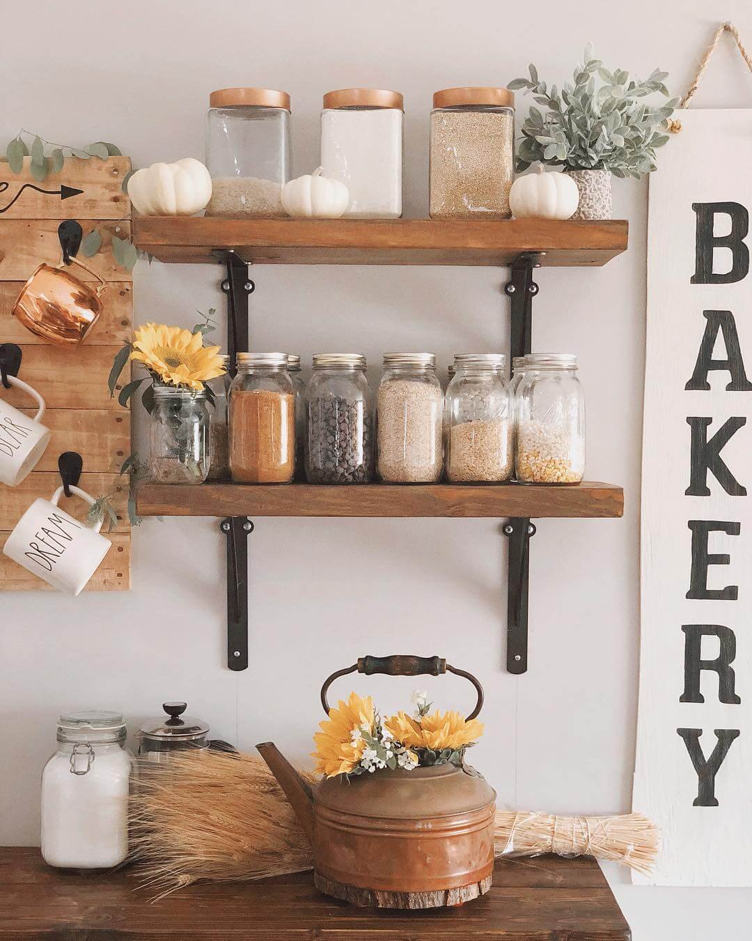 Pantry Organization with Decorative Touches