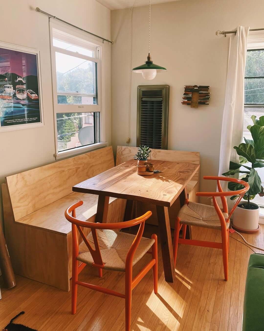 Eclectic Charm with Bold Dining Nook