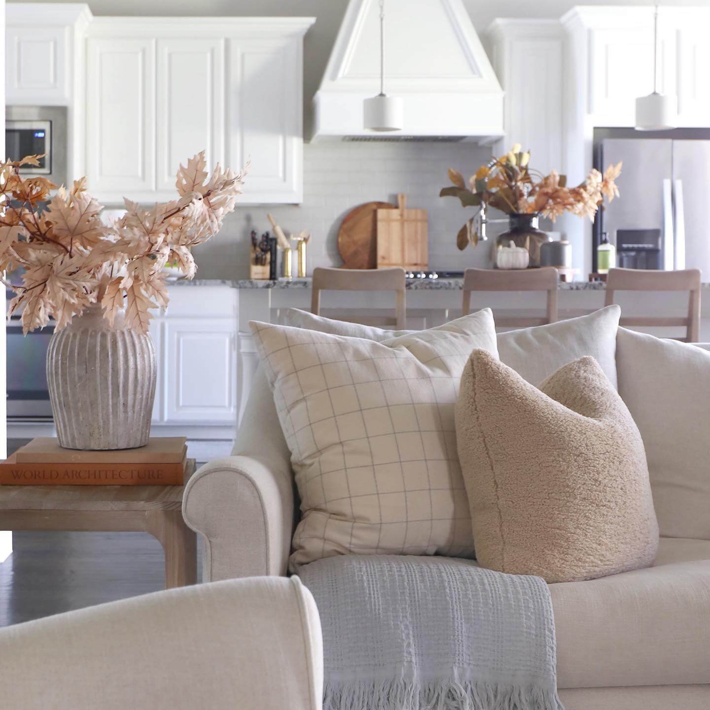 Fresh and Clean with Moody Living Room