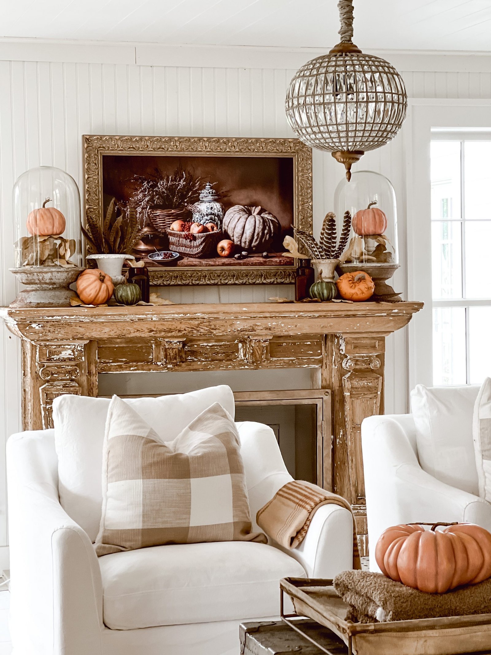 Unleash Your Creativity: DIY Fall Mantle Decor Ideas You’ll Love - Texture and Layers: A Decorative Delight