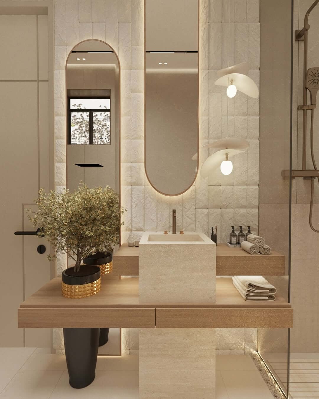 Scandinavian Farmhouse Bathroom