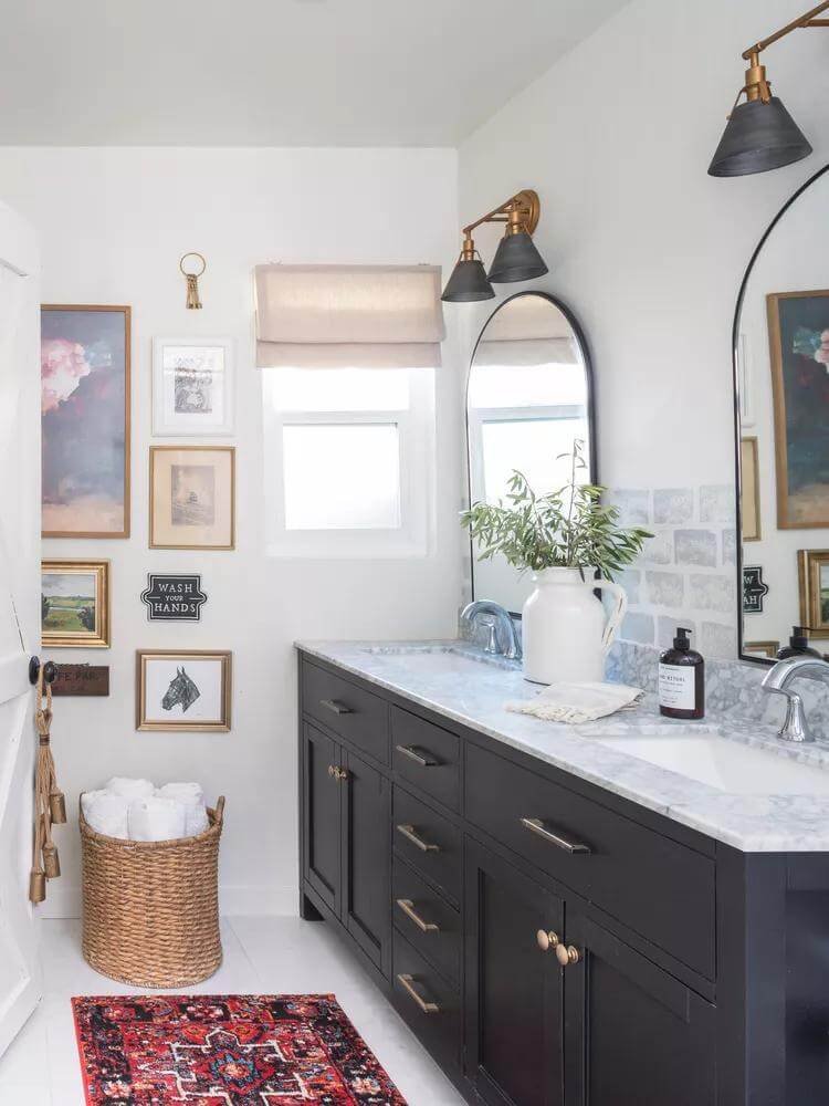 4. Casual Curation with Rustic Modern Charm
