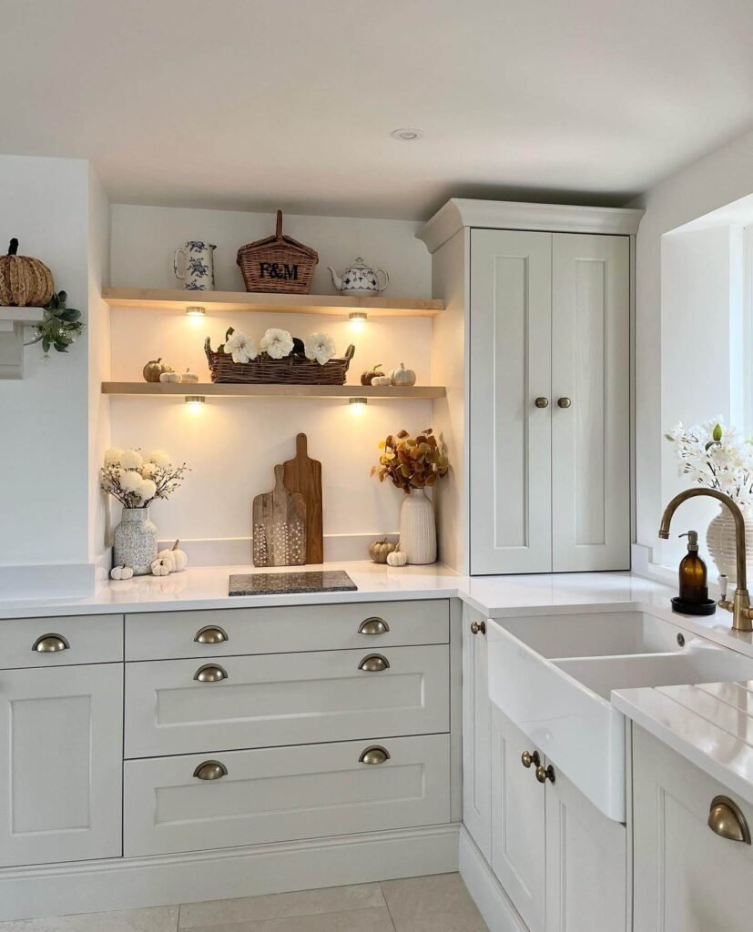 Farmhouse Flair in Traditional Style Kitchen 