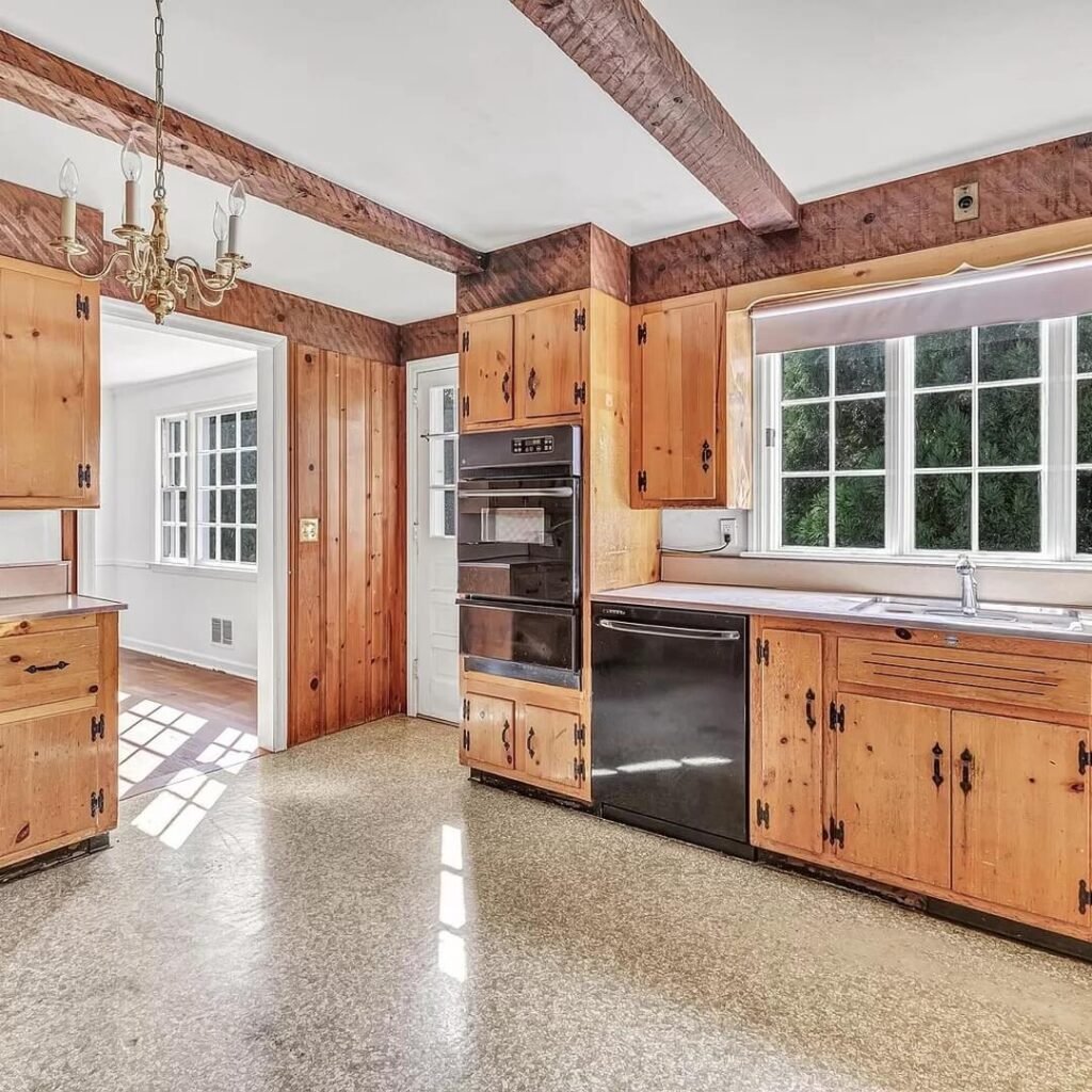 Above Kitchen Cabinet Decor Rustic Vibes with Exposed Beams and Natural Wood