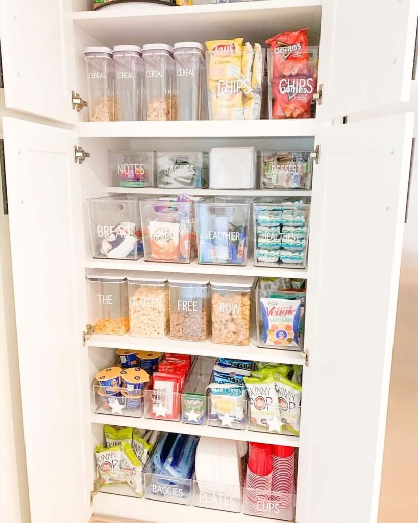 Zoning in Deep Pantry Organization Ideas for Small Homes