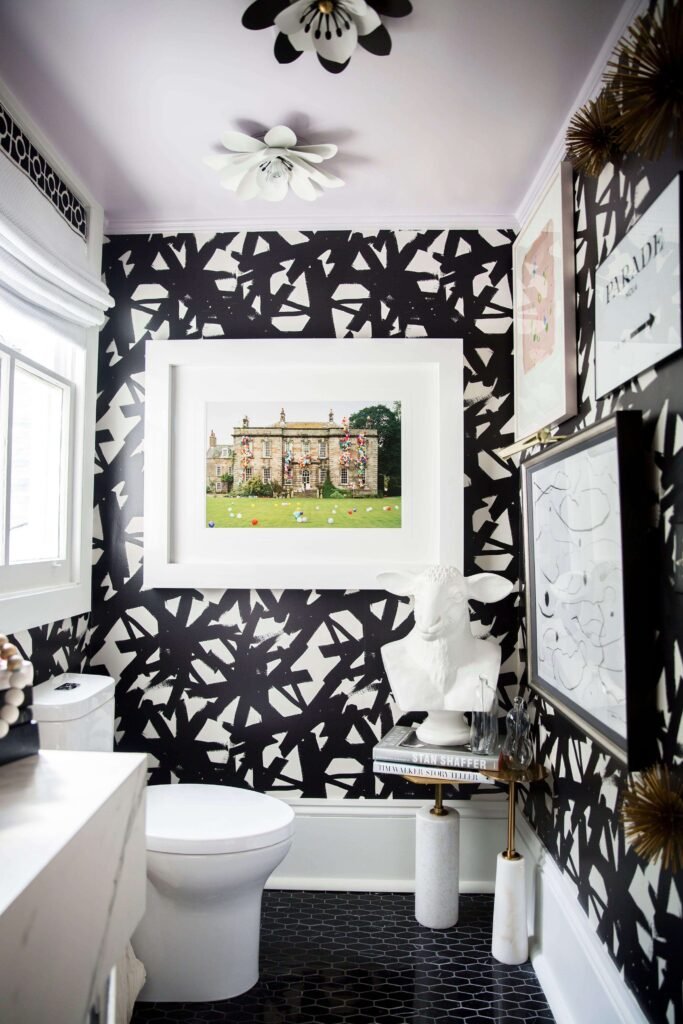 Art in Bathroom Gallery Wall