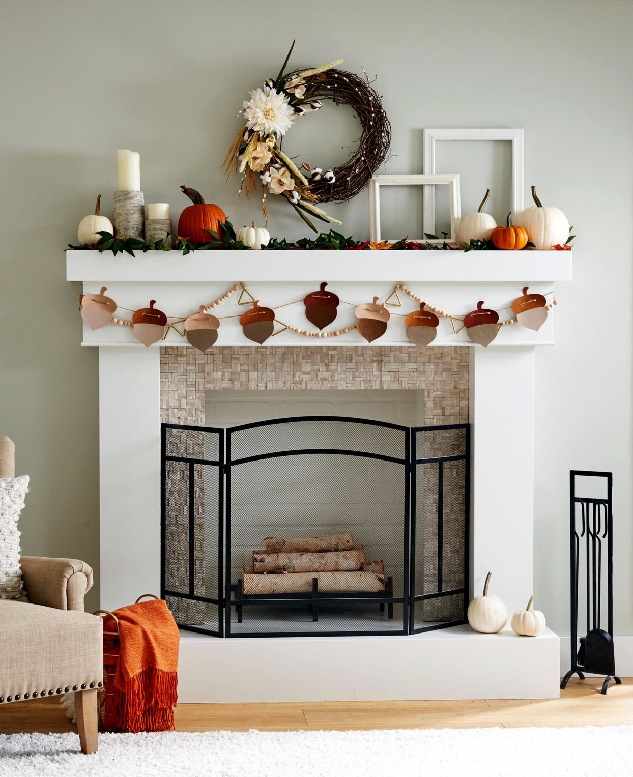 Unleash Your Creativity: DIY Fall Mantle Decor Ideas You’ll Love - Pumpkin Paradise: Playful and Fun