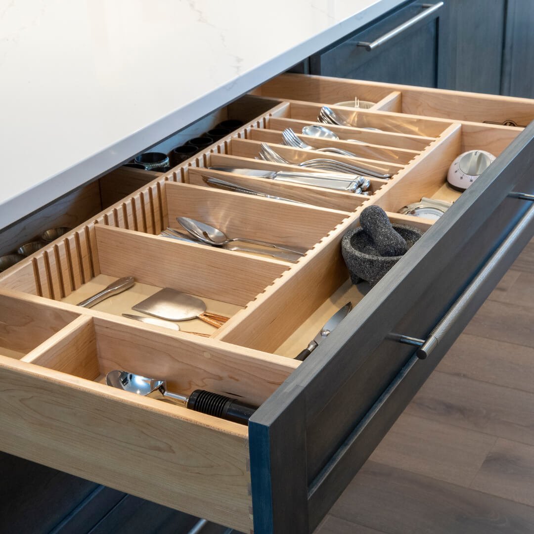 Wood Dividers for Kitchen Drawer Organization Ideas