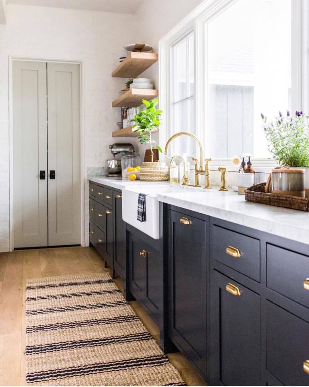 Above Kitchen Cabinet Decor Float Shelves to Extend Vertical Style