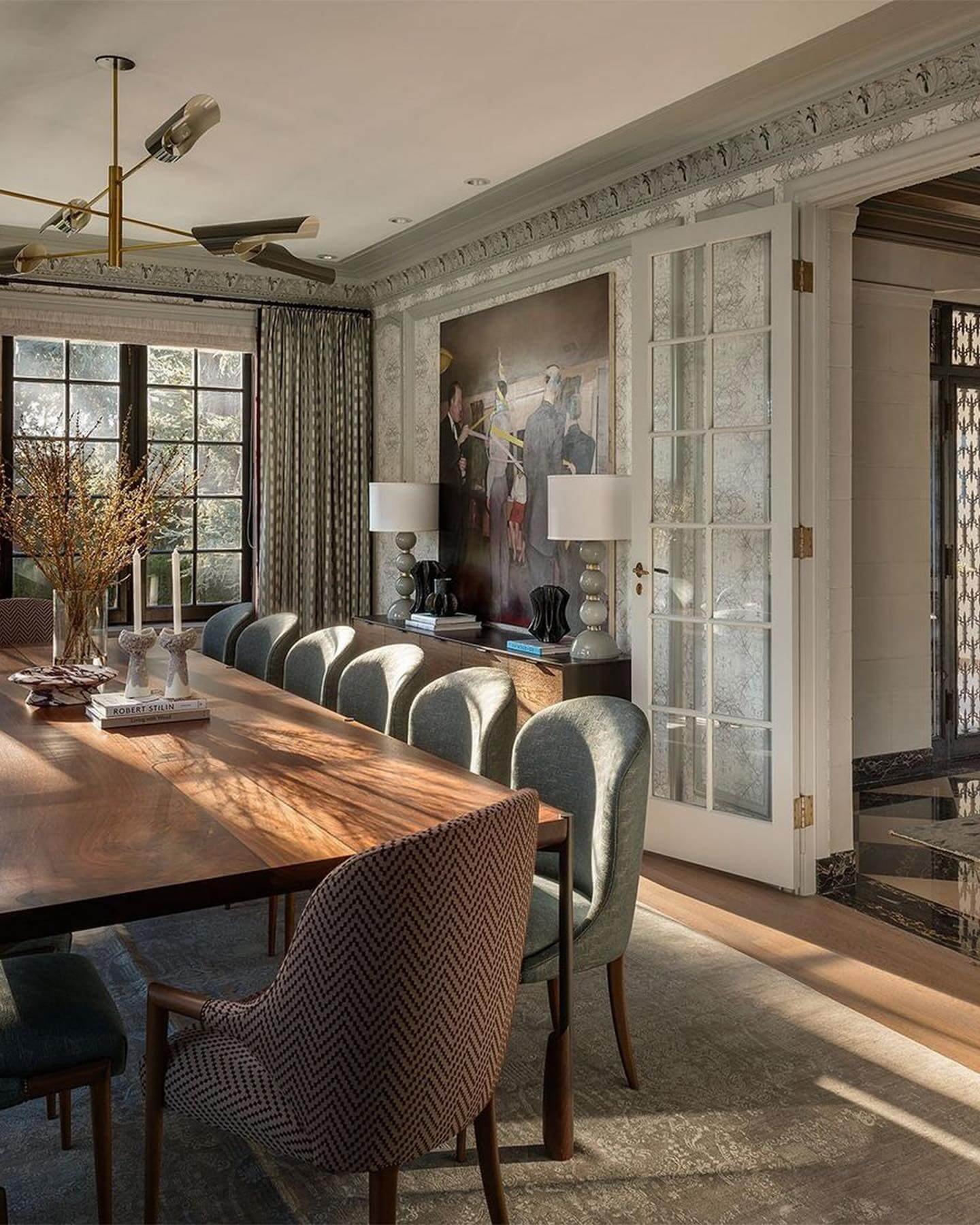 Curved Backs Dining Room Chair