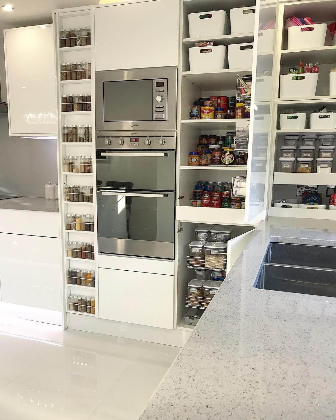 Custom Cabinet Pullouts for Kitchen Cupboard Organization Hacks 