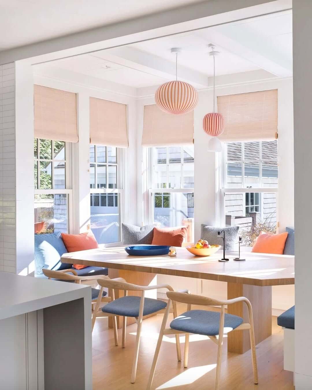 Bright and Fun with Retro Details  Dining Nook