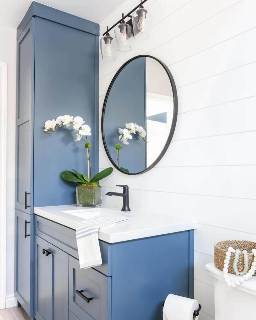 7. Use Vertical Cabinetry to Maximize Storage in Small Bathrooms