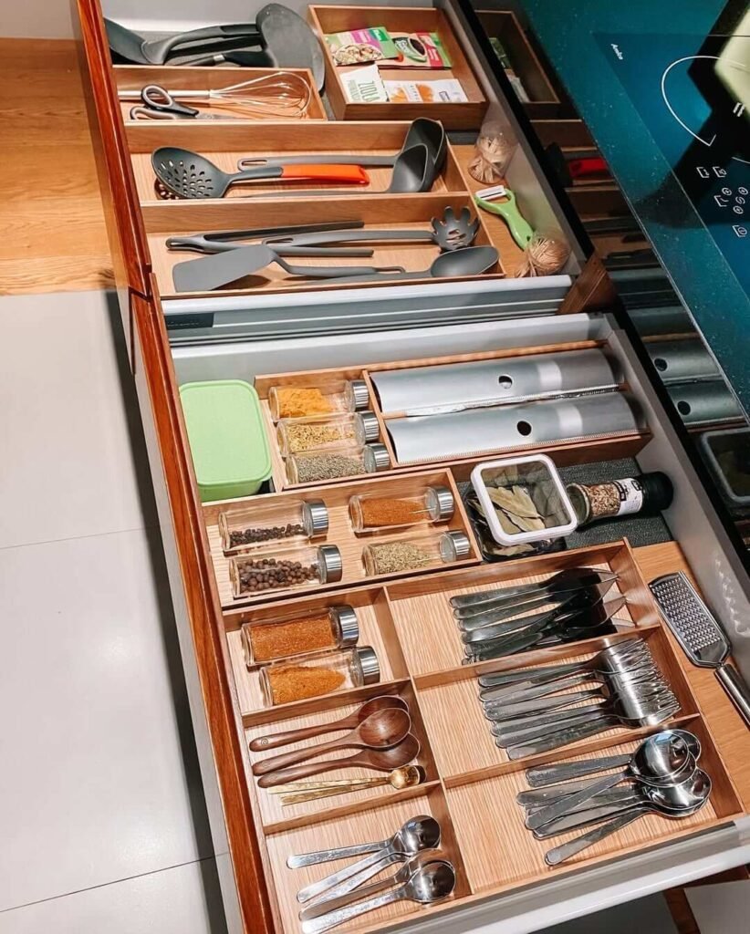 8. Multi Purpose Drawer with Layered Organization