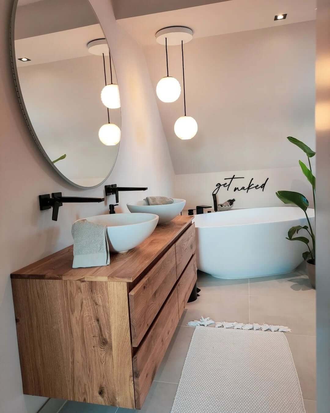 Scandinavian Farmhouse Bathroom