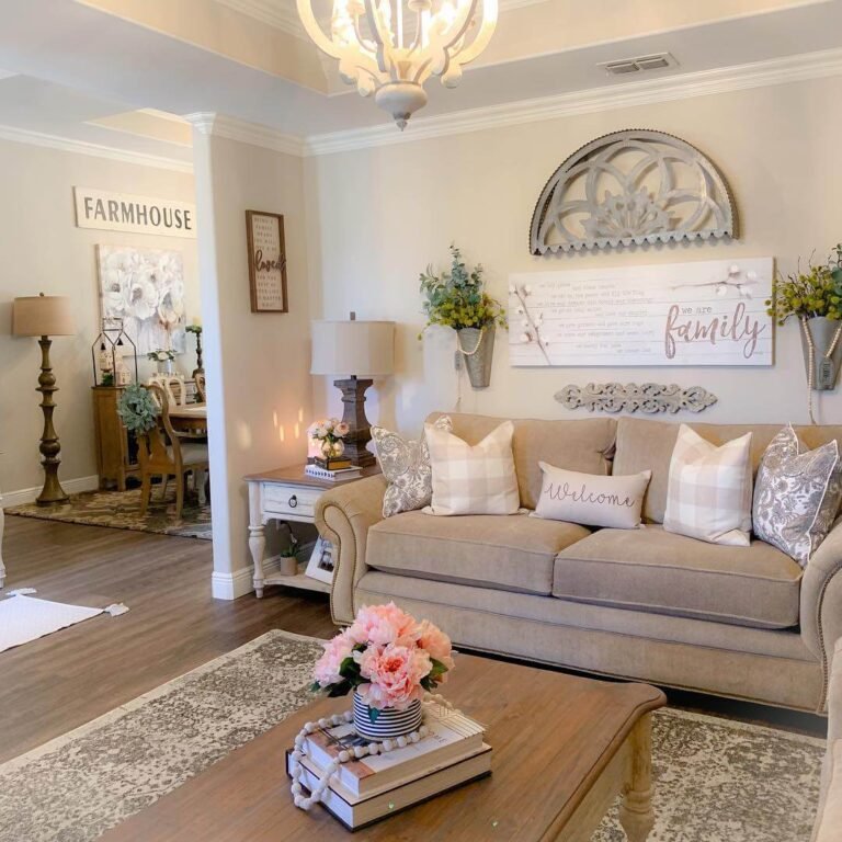 23 Boho Farmhouse Living Room Ideas To Transform Your Space ...