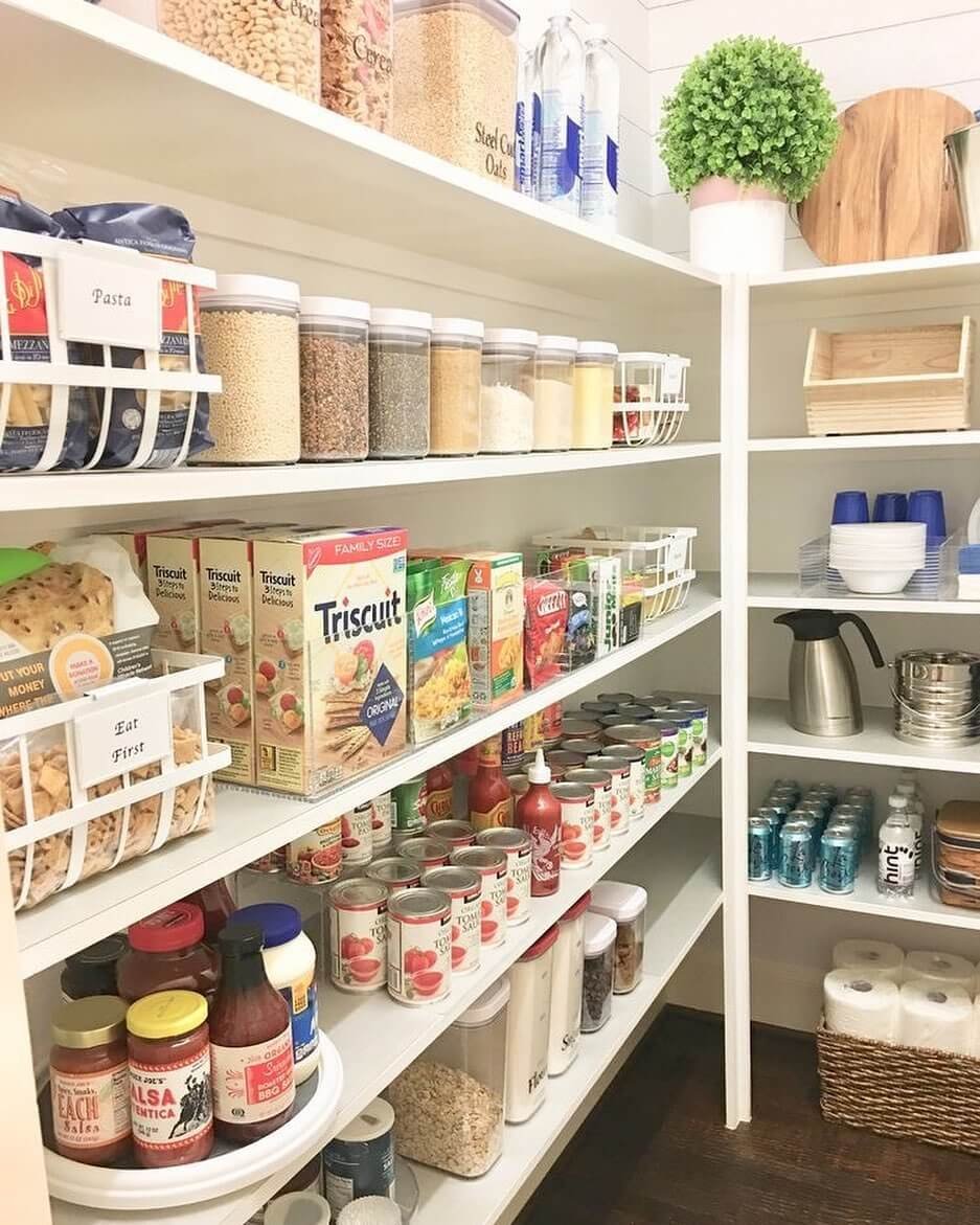 Pantry Organization with Zone to Prevent Waste