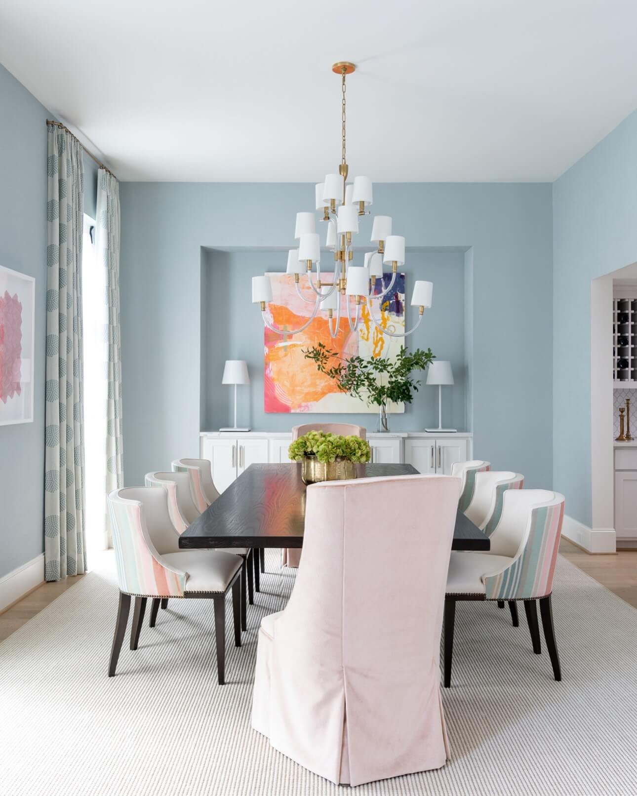 Playful and Colorful Dining Chairs for Dining Room Chair