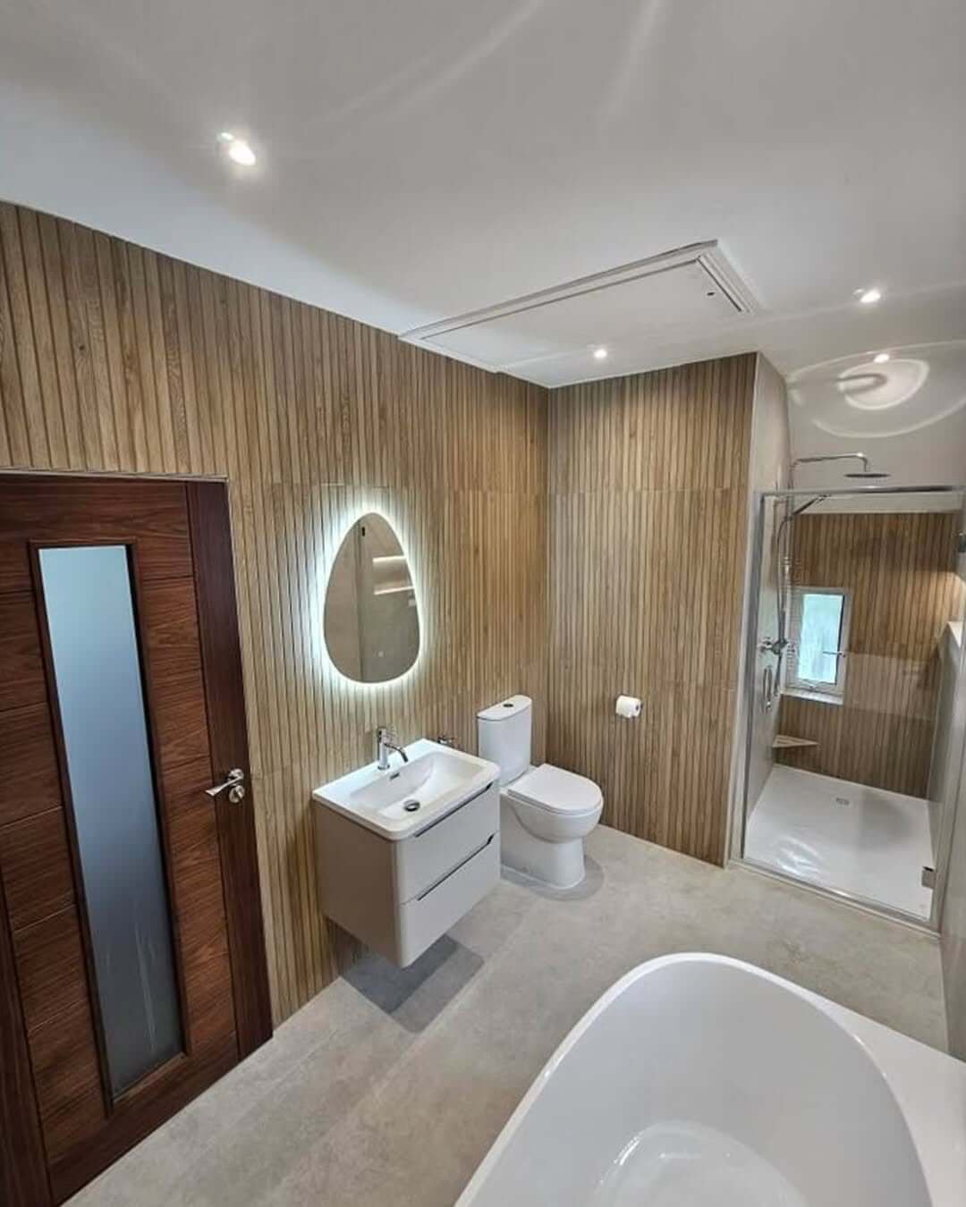 Scandinavian Farmhouse Bathroom