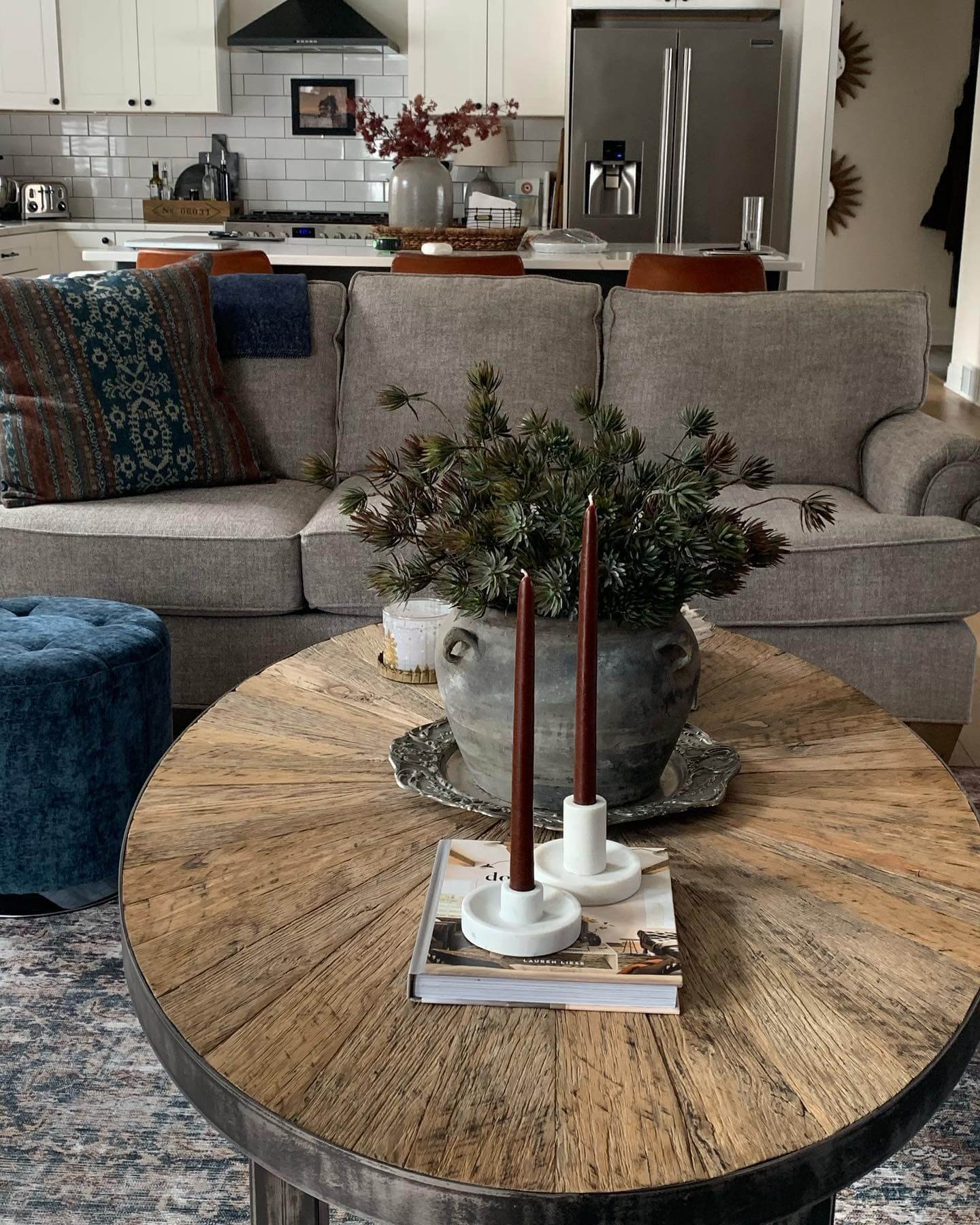Textures and Subtle Moodiness Moody Living Room