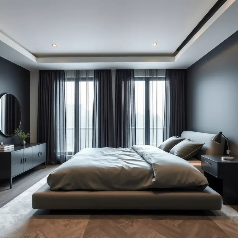 Striking Gray and Black Bedroom Ideas That Redefine Modern Elegance