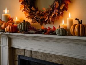 DIY Fall Mantle Decor Ideas
