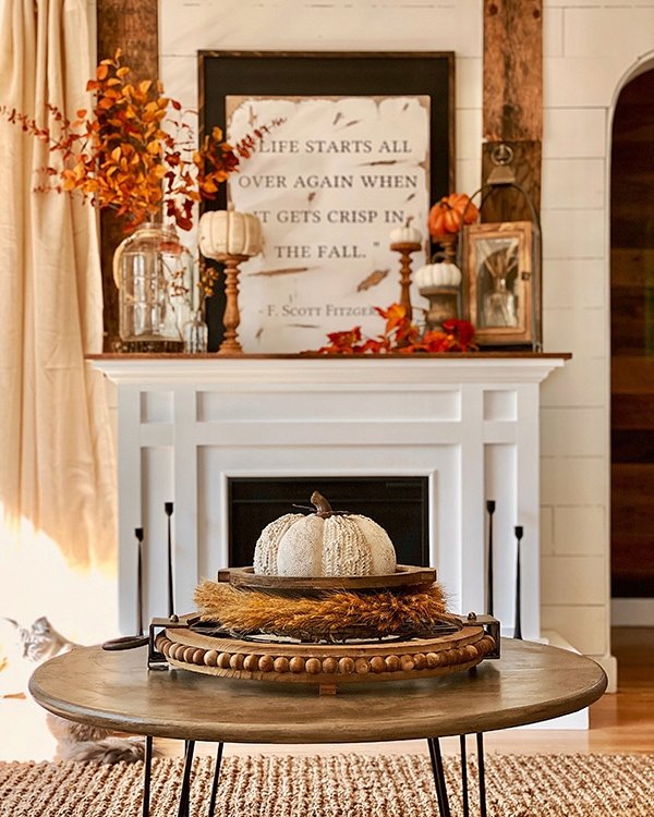 Unleash Your Creativity: DIY Fall Mantle Decor Ideas You’ll Love - Gather and Give Thanks: A Gratitude Theme