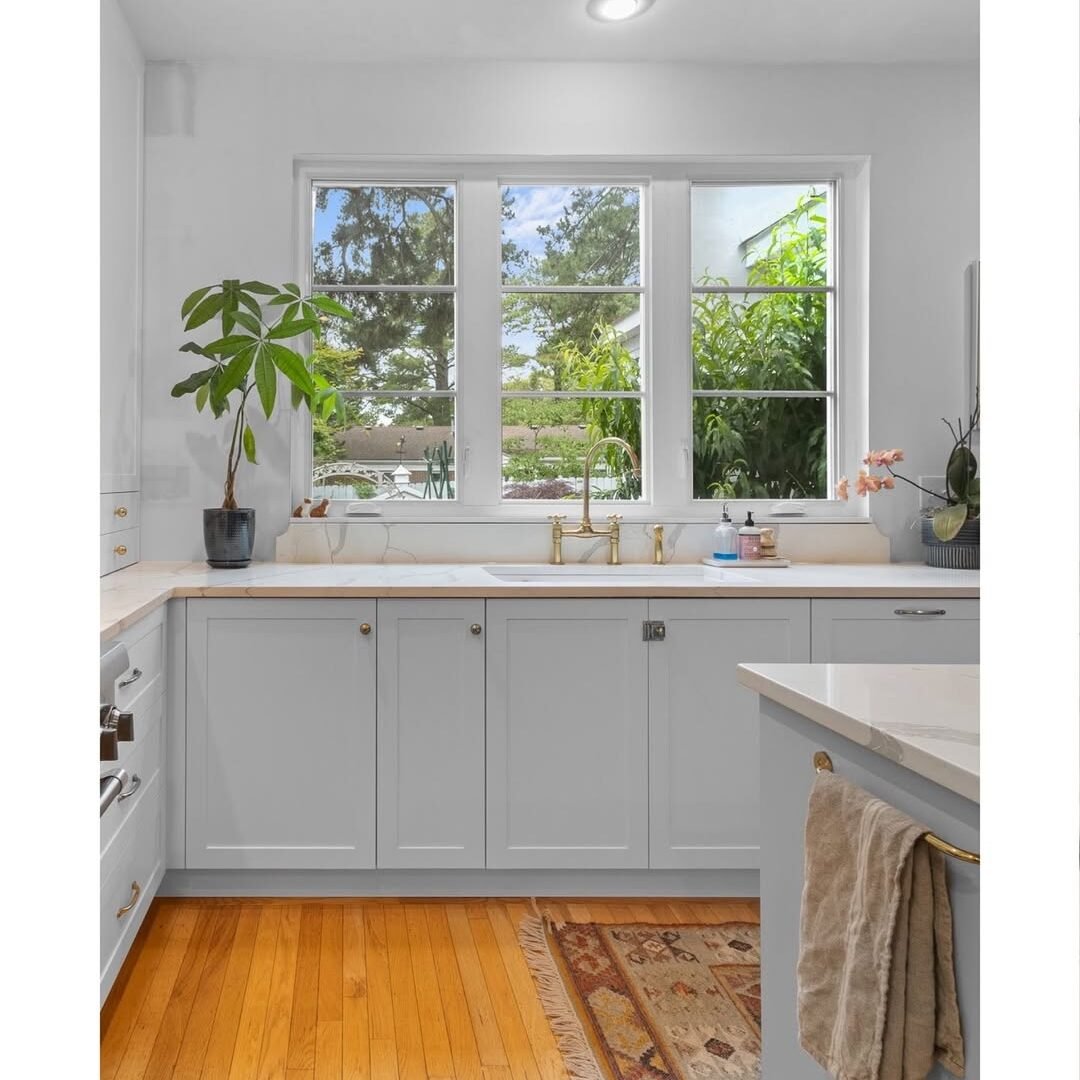 Modern Traditional kitchen Hardware on Classic Doors